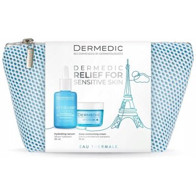 Zestaw Dermedic Hydrain 3 Serum 30ml + Krem Nawilżający 15ml Skóra Sucha Zestaw Dermedic Hydrain 3 Serum 30ml + Krem Nawilżający 15ml Skóra Sucha