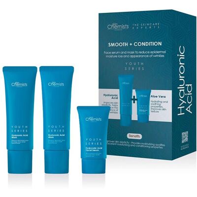 Zestaw Hyaluronic Acid Smooth & Condition + Maseczka do twarzy 50ml Zestaw Hyaluronic Acid Smooth & Condition + Maseczka do twarzy 50ml