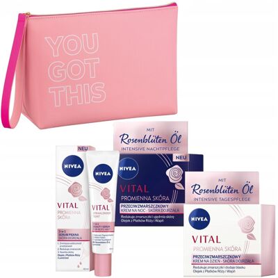Zestaw NIVEA VITAL Przeciwzmarszczkowy Krem Dzień i Noc + Serum Zestaw NIVEA VITAL Przeciwzmarszczkowy Krem Dzień i Noc + Serum