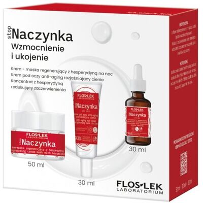 Zestaw Regeneracyjny do Cery Naczynkowej z Hesperydyną: Krem-Maska, Serum, Krem pod Oczy Zestaw Regeneracyjny do Cery Naczynkowej z Hesperydyną: Krem-Maska, Serum, Krem pod Oczy