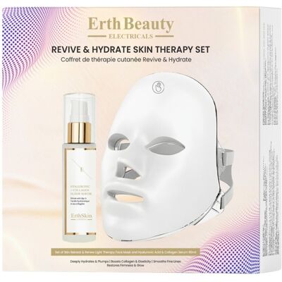 Zestaw Revive & Hydrate Skin Therapy (maska do twarzy do terapii światłem Skin Retreat & Renew + serum Ha 60 ml) Zestaw Revive & Hydrate Skin Therapy (maska do twarzy do terapii światłem Skin Retreat & Renew + serum Ha 60 ml)