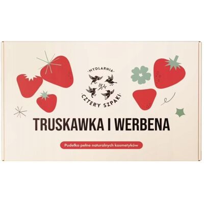 Zestaw Truskawka i Werbena - trio Cztery Szpaki 1 op. (250ml, 100ml, 150ml) Zestaw Truskawka i Werbena - trio Cztery Szpaki 1 op. (250ml, 100ml, 150ml)