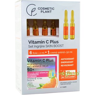 Zestaw Witamina C Plus (Tetra Witamina C Ampułki 6*2ml + Regenerujący Krem Przeciwzmarszczkowy 50+ 50ml) Zestaw Witamina C Plus (Tetra Witamina C Ampułki 6*2ml + Regenerujący Krem Przeciwzmarszczkowy 50+ 50ml)