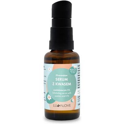 Złuszczające Serum Do Twarzy Z Kwasem Azelainowym 5% Lullalove Złuszczające Serum Do Twarzy Z Kwasem Azelainowym 5% Lullalove