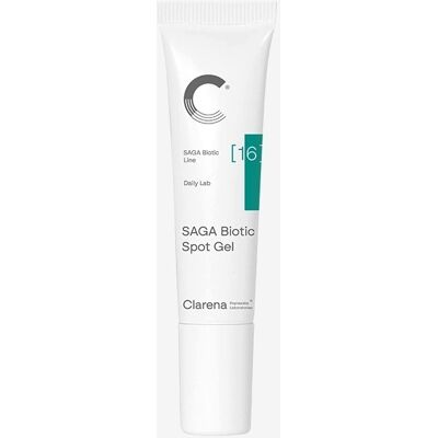 Clarena Saga Biotic Spot Gel Punktowy Żel Na Niedoskonałości 15 Ml Clarena Saga Biotic Spot Gel Punktowy Żel Na Niedoskonałości 15 Ml