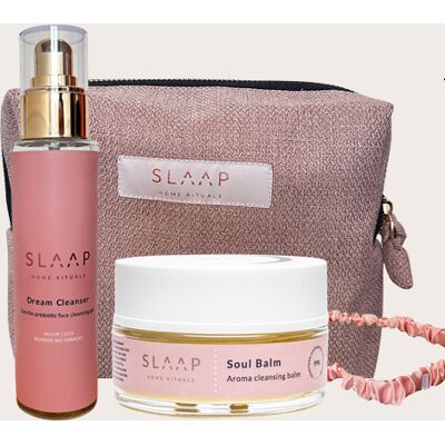 Slaap, Sleep Tight Duo – Zestaw Oczyszczający W Kosmetyczce Slaap, Sleep Tight Duo – Zestaw Oczyszczający W Kosmetyczce