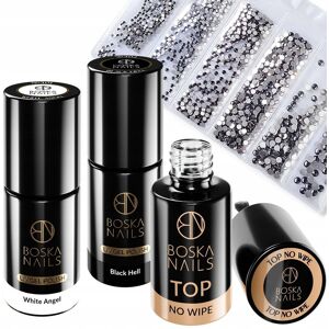 3x BOSKA NAILS top lakiery CYRKONIE na paznokcie 3x BOSKA NAILS top lakiery CYRKONIE na paznokcie