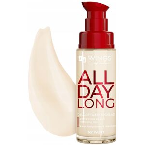 AA Wings of Color All Day Long Długotrwały podkład 501 Ivory 30 ml AA Wings of Color All Day Long Długotrwały podkład 501 Ivory 30 ml