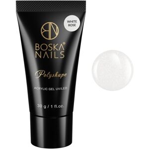 Acrylgel Boska Nails Polyshape White Rose, 30 g Acrylgel Boska Nails Polyshape White Rose, 30 g