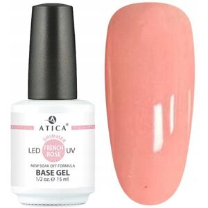 Atica 85443 Baza Hybrydowa ciepła różowa (French Rose) 15 ml Atica 85443 Baza Hybrydowa ciepła różowa (French Rose) 15 ml