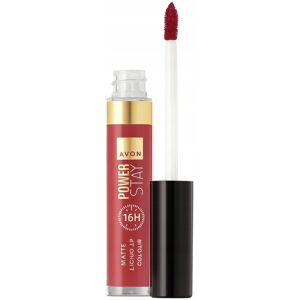 AVON Power Stay Szminka w Płynie Matowa 16h trwała pomadka CONFIDENT CORAL AVON Power Stay Szminka w Płynie Matowa 16h trwała pomadka CONFIDENT CORAL