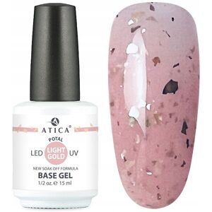 Baza hybrydowa Atica Baza Kolorowa Light Gold 15ml Baza hybrydowa Atica Baza Kolorowa Light Gold 15ml