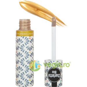 Bio Cień do powiek w płynie Golden z olejkiem rycynowym, woskiem Carnauba i ekstraktem z jagód 6,5g Bio Cień do powiek w płynie Golden z olejkiem rycynowym, woskiem Carnauba i ekstraktem z jagód 6,5g