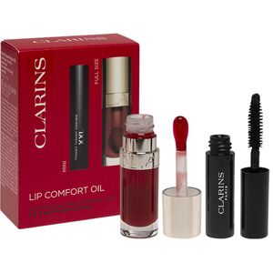 Clarins Set (Lip Comfort Oil Teint 03 Cherry 7 Ml + Wonder Volume Mascara Xxl 01 Extreme Black 3 Ml) Clarins Set (Lip Comfort Oil Teint 03 Cherry 7 Ml + Wonder Volume Mascara Xxl 01 Extreme Black 3 Ml)