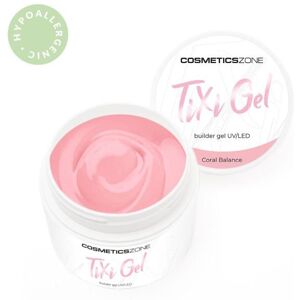 Cosmetics Zone Żel budujący z pamięcią cieczy jasny koral UV LED Coral Balance 50ml Cosmetics Zone Żel budujący z pamięcią cieczy jasny koral UV LED Coral Balance 50ml