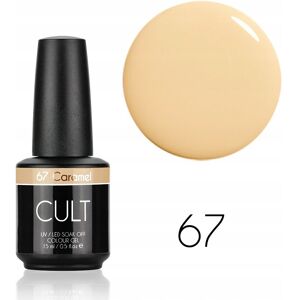 CULT Colour Gel / Lakier Hybrydowy 15 ml UV/LED Caramel 67 CULT Colour Gel / Lakier Hybrydowy 15 ml UV/LED Caramel 67