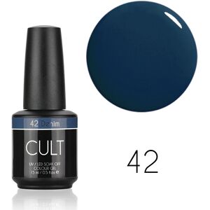 CULT Colour Gel / Lakier Hybrydowy 15 ml UV/LED Denim 42 CULT Colour Gel / Lakier Hybrydowy 15 ml UV/LED Denim 42