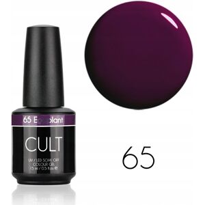 CULT Colour Gel / Lakier Hybrydowy 15 ml UV/LED Eggplant 65 CULT Colour Gel / Lakier Hybrydowy 15 ml UV/LED Eggplant 65
