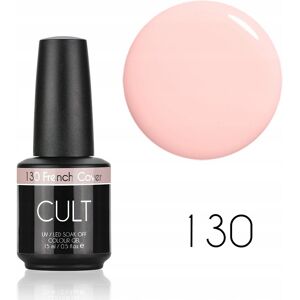 CULT Colour Gel / Lakier Hybrydowy 15 ml UV/LED French Cover 130 CULT Colour Gel / Lakier Hybrydowy 15 ml UV/LED French Cover 130