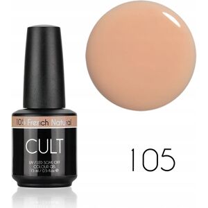 CULT Colour Gel / Lakier Hybrydowy 15 ml UV/LED French Natural 105 CULT Colour Gel / Lakier Hybrydowy 15 ml UV/LED French Natural 105