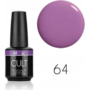 CULT Colour Gel / Lakier Hybrydowy 15 ml UV/LED Lilac 64 CULT Colour Gel / Lakier Hybrydowy 15 ml UV/LED Lilac 64