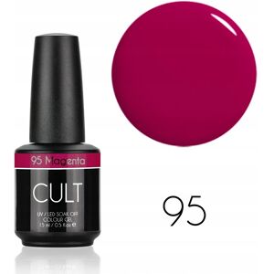 CULT Colour Gel / Lakier Hybrydowy 15 ml UV/LED Magenta 95 CULT Colour Gel / Lakier Hybrydowy 15 ml UV/LED Magenta 95