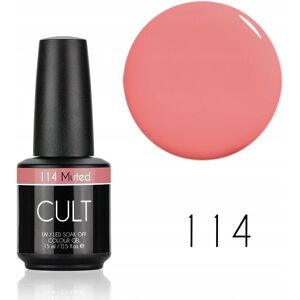 CULT Colour Gel / Lakier Hybrydowy 15 ml UV/LED Muted 114 CULT Colour Gel / Lakier Hybrydowy 15 ml UV/LED Muted 114