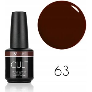 CULT Colour Gel / Lakier Hybrydowy 15 ml UV/LED Nut 63 CULT Colour Gel / Lakier Hybrydowy 15 ml UV/LED Nut 63