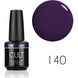 CULT Colour Gel / Lakier Hybrydowy 15 ml UV/LED Purpura 140 CULT Colour Gel / Lakier Hybrydowy 15 ml UV/LED Purpura 140
