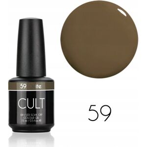 CULT Colour Gel / Lakier Hybrydowy 15 ml UV/LED Quite 59 CULT Colour Gel / Lakier Hybrydowy 15 ml UV/LED Quite 59