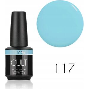 CULT Colour Gel / Lakier Hybrydowy 15 ml UV/LED Sky 117 CULT Colour Gel / Lakier Hybrydowy 15 ml UV/LED Sky 117