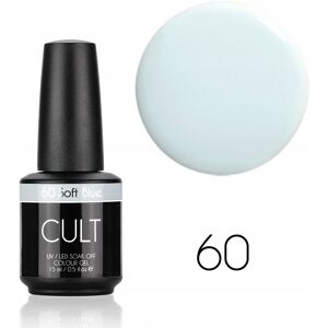 CULT Colour Gel / Lakier Hybrydowy 15 ml UV/LED Soft Blue 60 CULT Colour Gel / Lakier Hybrydowy 15 ml UV/LED Soft Blue 60