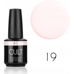 CULT Colour Gel / Lakier Hybrydowy 15 ml UV/LED Soft Cream 19 CULT Colour Gel / Lakier Hybrydowy 15 ml UV/LED Soft Cream 19
