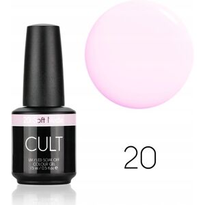 CULT Colour Gel / Lakier Hybrydowy 15 ml UV/LED Soft Nude 20 CULT Colour Gel / Lakier Hybrydowy 15 ml UV/LED Soft Nude 20
