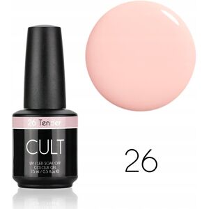 CULT Colour Gel / Lakier Hybrydowy 15 ml UV/LED Tender 26 CULT Colour Gel / Lakier Hybrydowy 15 ml UV/LED Tender 26
