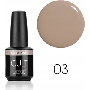 CULT Colour Gel / Lakier Hybrydowy 15 ml UV/LED Thunder 03 CULT Colour Gel / Lakier Hybrydowy 15 ml UV/LED Thunder 03