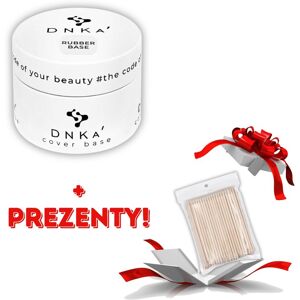 DNKa Baza hybrydowa Rubber 30 ml + Patyczki do manicure ForMe 11,4 cm (100 szt.) DNKa Baza hybrydowa Rubber 30 ml + Patyczki do manicure ForMe 11,4 cm (100 szt.)