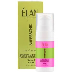 Elan, Ekspert w uelastycznianiu brwi i rzęs, Supersonic Serum 1 (Clear) 2.0, 10 ml Elan, Ekspert w uelastycznianiu brwi i rzęs, Supersonic Serum 1 (Clear) 2.0, 10 ml