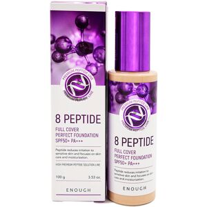 Enough, Podkład 8 Peptide full cover perfect foundation SPF50+, 21 naturalny beż Enough, Podkład 8 Peptide full cover perfect foundation SPF50+, 21 naturalny beż