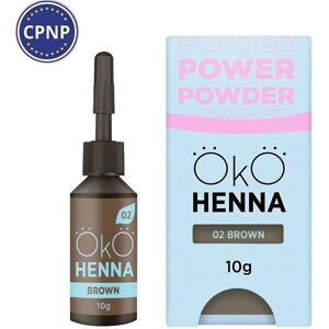 Henna do brwi ОКО Power Powder nr 02, brown, 10g Henna do brwi ОКО Power Powder nr 02, brown, 10g