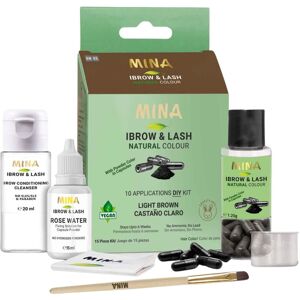 Henna pudrowa do brwi i rzęs kapsułki Light Brown MINA Henna pudrowa do brwi i rzęs kapsułki Light Brown MINA