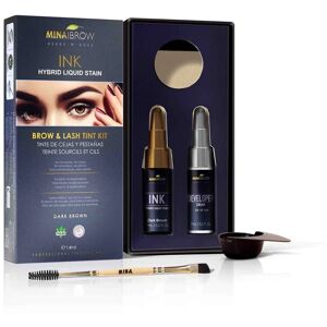 Hybrydowa farbka do brwi i rzęs Dark Brown 14ml MINA IBROW Hybrydowa farbka do brwi i rzęs Dark Brown 14ml MINA IBROW