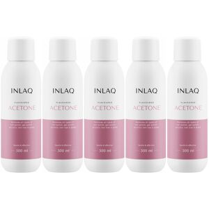 INLAQ Aceton Kosmetyczny do Paznokci Hybryd Zmywacz 5x 500ml Remover INLAQ Aceton Kosmetyczny do Paznokci Hybryd Zmywacz 5x 500ml Remover