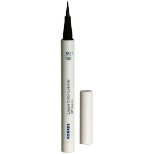 KORRES Liquid Color Eyeliner Wodoodporny Eyeliner w Pisaku 01 Black KORRES Liquid Color Eyeliner Wodoodporny Eyeliner w Pisaku 01 Black