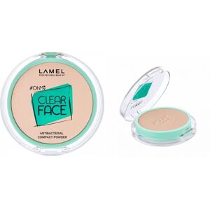 LAMEL OhMy Clear Face Puder Kompaktowy - Różowo-beżowy - Kontrola sebum & Pory LAMEL OhMy Clear Face Puder Kompaktowy - Różowo-beżowy - Kontrola sebum & Pory