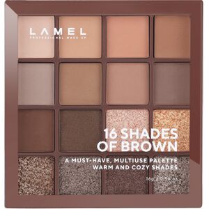 LAMEL 16 Odcieni Brązowych Cieni do Powiek - Paleta Cieni do Powiek LAMEL 16 Odcieni Brązowych Cieni do Powiek - Paleta Cieni do Powiek