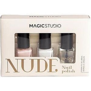 Magic Studio Nude, Zestaw lakierów do paznokci, 3 szt. Magic Studio Nude, Zestaw lakierów do paznokci, 3 szt.