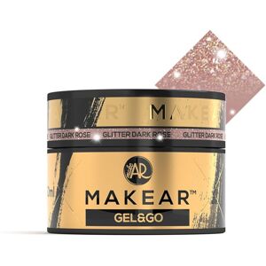 Makear Gel&Go; Żel budujący GG27 Glitter Dark Rose 50ml Makear Gel&Go; Żel budujący GG27 Glitter Dark Rose 50ml