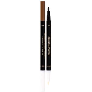 Makeup Revolution, Day & Night Brow Pen, kredka do brwi Ash Brown, 1,6 ml Makeup Revolution, Day & Night Brow Pen, kredka do brwi Ash Brown, 1,6 ml