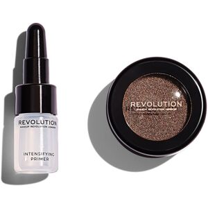 Makeup Revolution, Flawless Foils, metaliczny cień do powiek + baza Overcome Makeup Revolution, Flawless Foils, metaliczny cień do powiek + baza Overcome